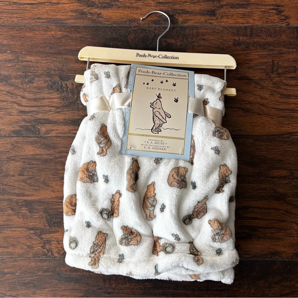 Pooh Bear Collection Baby Blanket